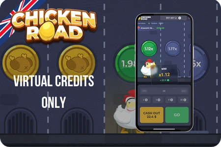 Virtual credits balance in Chicken Road demo without real money payouts